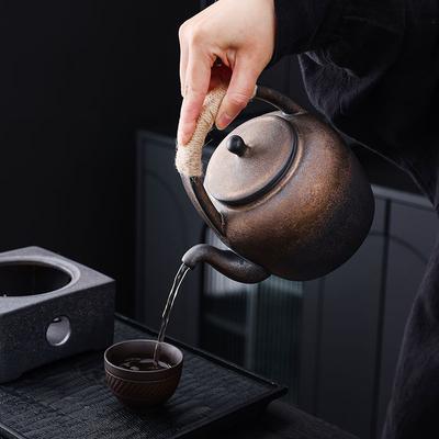 Japanese Stoneware Warm Tea Stove Small Stove Candle Tea Insulation Tea Maker Around the Stove Tea Stove Retro