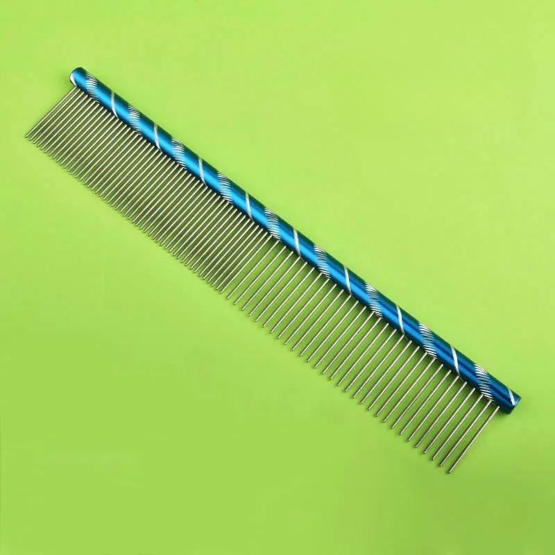 Pet Dog Comb Straight Comb Cat Cleaning Brush Stainless Steel Lightweight Pets Cat Grooming Combs Dogs