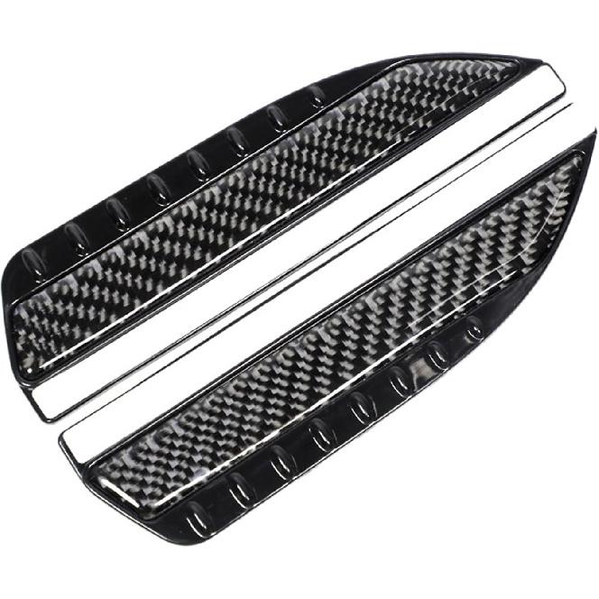 2PCS Rearview Mirror Rain Visor Guard, Carbon Fiber Mirror Rain-Proof Sun Visor Side,Rainproof Waterproof Auto Rearview Mirror Cover Accessories,