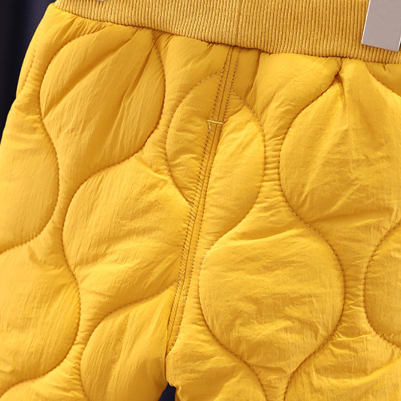 Winter Boys and Girls Cotton-Padded Clothes Two-Piece Set Baby Leisure Cotton-Padded Coat