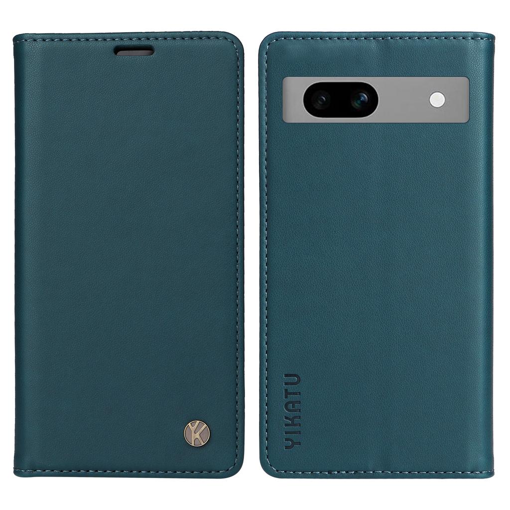 YIKATU YK-001 For Google Pixel 7a Leather Case Magnetic Closure Ultra thin Phone Case