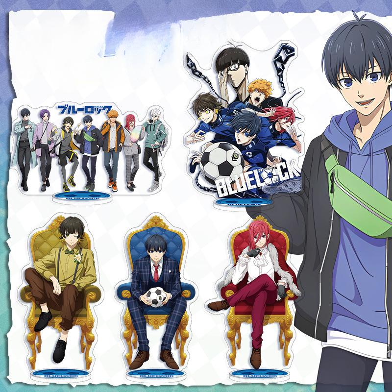 Standee Prigione Blu 16cm Fronte-Retro HD Anime Segno Acrilico Standing Standee