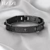 Bracciale Trendy da Uomo in Acciaio Inossidabile e Titanio Europeo e Americano