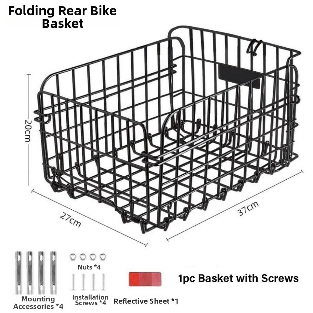 Portapacchi Posteriore Robusto per Mountain Bike Zaino da Ciclismo per Trasporto Accessori per Biciclette Pieghevoli per Bambini