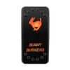 12V 24V Laser Rocker Switch Orange Led Light ON OFF / ON OFF ON for Car Boat Polaris RZR Can-Am ATV UTV RV Maverick Commander