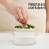 Scallion Fresh-keeping Box, Kitchen Onion and Ginger Storage Fresh-keeping Box Can Be Stacked, Food Sealing Box, Storage Box, Refrigerator Storage Box
