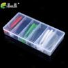 HENGJIA 30Pcs Boxed 10Cm-5.4G Soft T Tail Paddle Tail Baits Artificial Isca Pesca Wobbler Bass Minnow Lure Silicone Baits
