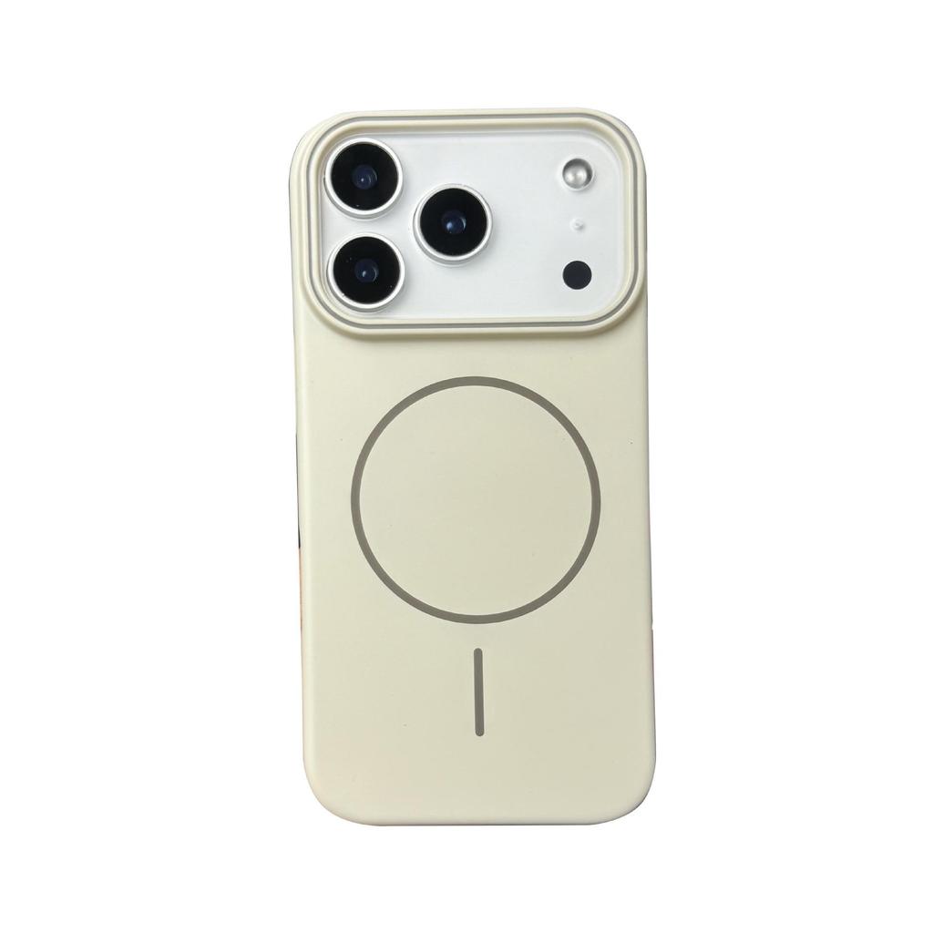 Magnetische Weiche Hülle für Apple 17 Pro Max/16 Pro - Einfarbige Hülle mit großem Fenster & Erhöhtem Schutz
