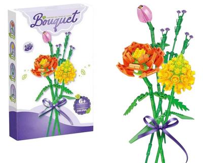 Flower Bouquet Blocks To Assemble - Bouquet Diy - 300+ Pieces