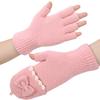 Winter Thermal Gloves Women's Flip Bow Knitted Gloves Women's Adult Gloves Fleece Finger Gloves Men