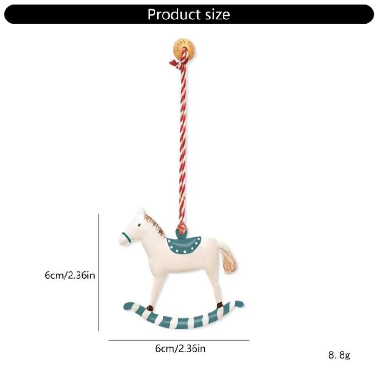 Delicate Iron Christmas Tree Hangers Scandinavian Style Holiday Decors For Indoor Festival Atmosphere