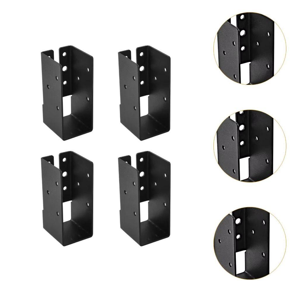 Heavy Duty Joist Hanger Steel Concealed Flange Beam Support Bracket Robust Construction Powder-Coated Steel