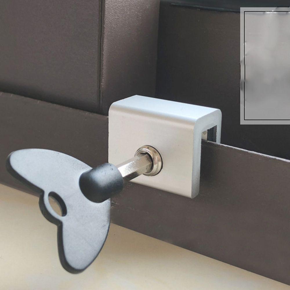 Sliding Baby Safety Anti-Theft Window Lock Aluminum Zinc Zinc Alloy Child Protection Cabinet Lock