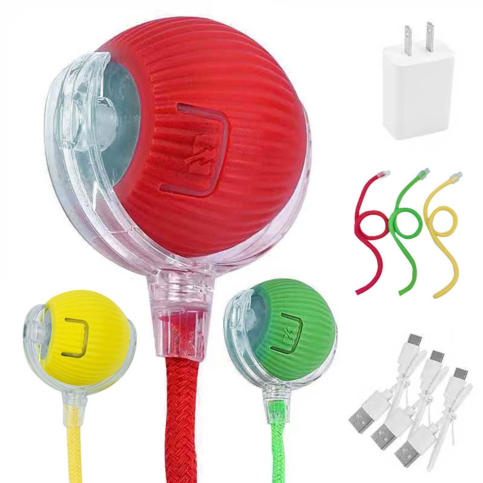 

2025 Automatic Cat Toy, Electric Cat Ball Toy, USB Rechargeable, 3-Mode Rotation, Light-Up, Charging Cable Included, Perfect for Solo Play or Home