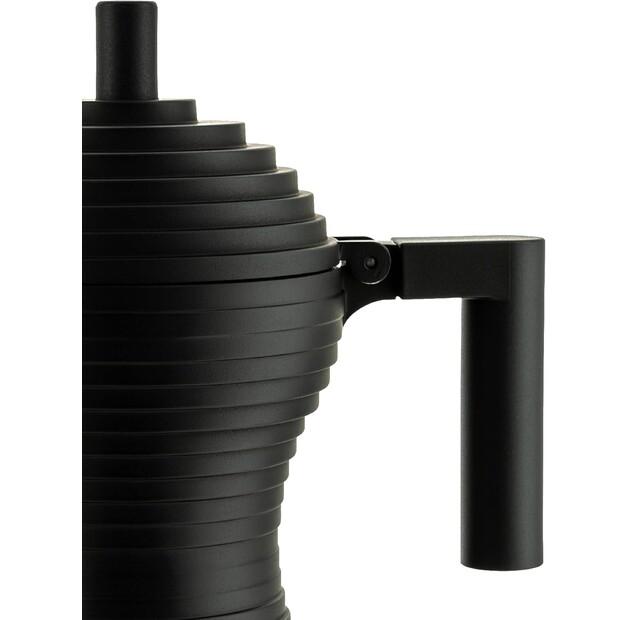 Кофеварка Alessi Pulcina на 3 чашки черный (MDL02/3 BB)