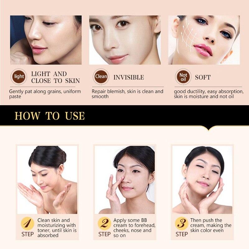 Bioaqua Natural Pore Cover Moisturizing BB & CC Creams Whitening Beauty Face Cosmetics Foundation Makeup Base Concealer