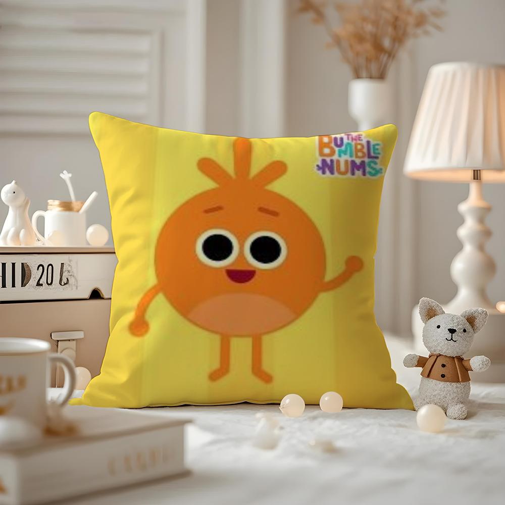 THE Bumble Nums Humble Cushion Cover Anti-dustmite Pillowcase Invisible Zipper Silky Short Plush Sofa Cushion Cover