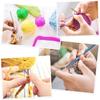 Crochet Set Multicolor Knitting Tool Set Contains 100 Pieces DIY Gadgets