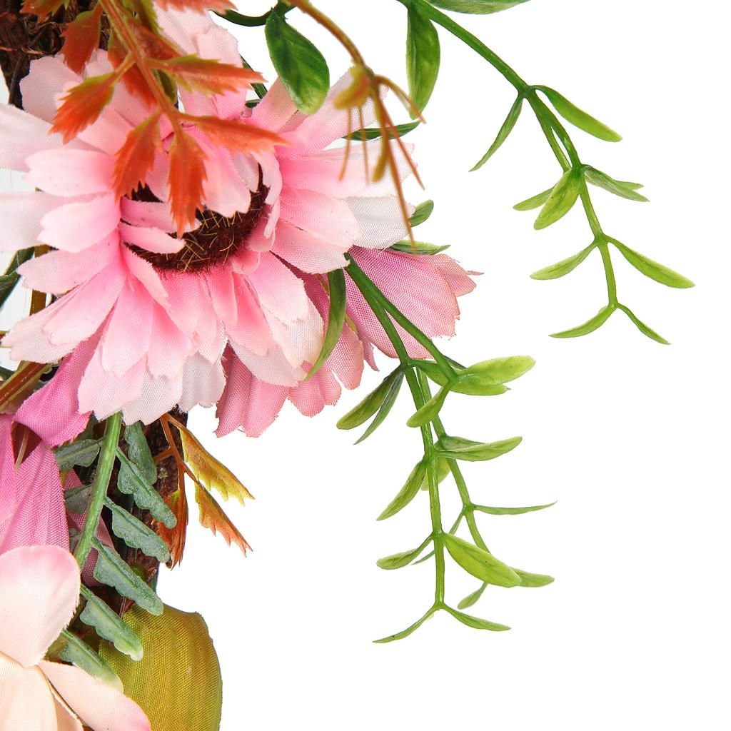 Artificial Flower Wreath Simulation Peony Door Hanging Garland Festivals Party Decoration