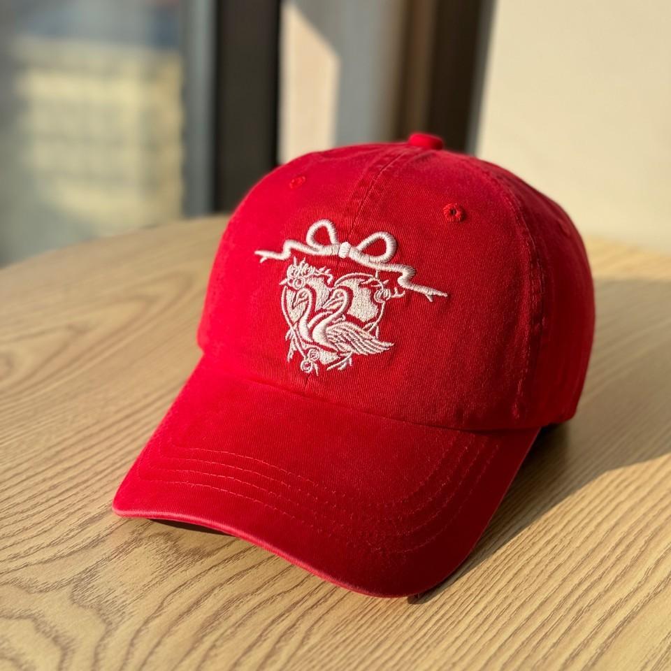 Baseball Cap Embroidered Cotton Sun Hat With Adjustable Strap For Outdoor Casual Wear