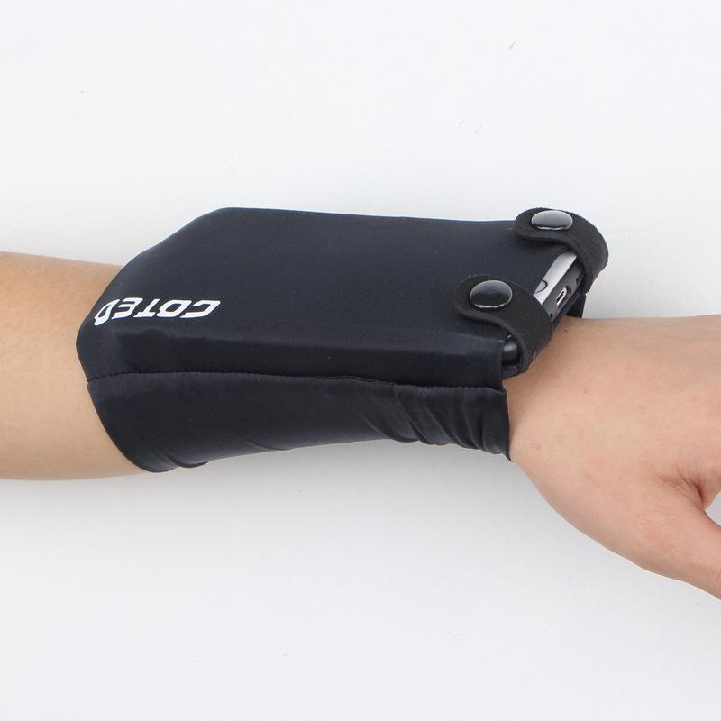 Sports Wrist Bag Zipper Running Bag Wrist Wallet Pouch For Phone Key Card Sweatband Gym Fitness Sports Cycling Wristband Arm Bag