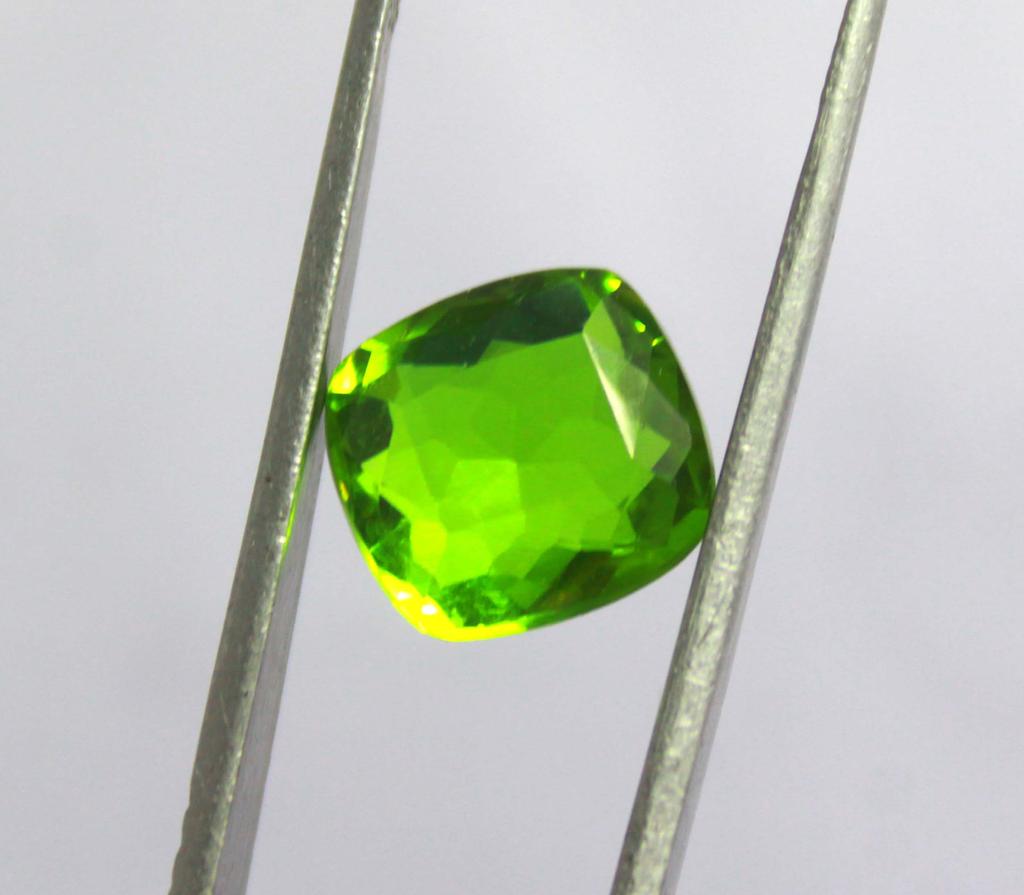 7.75 Carat Excellence Quality Offer Yellow Alexandrite Cushion Shape Certified Russia Gemstone SN502