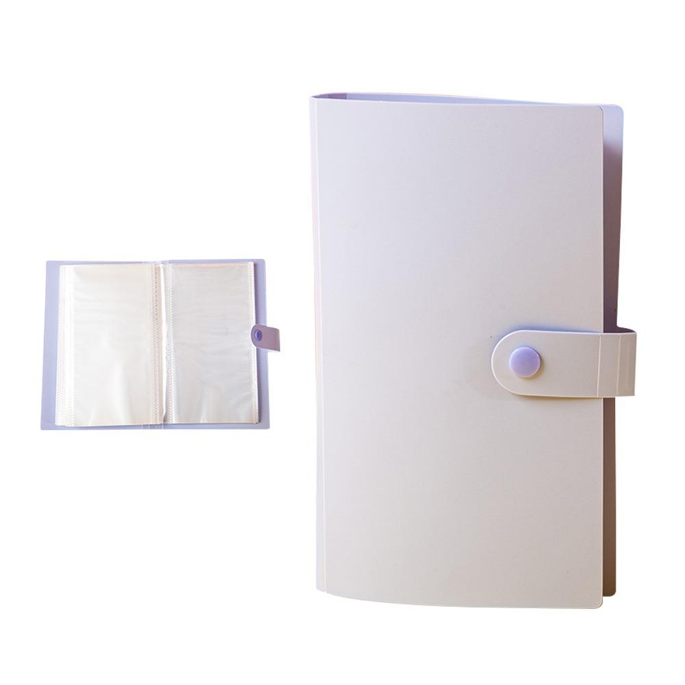 100 Sheets Paper Currency Collection Book PU Large Capacity Coin Collection Book Reusable Save Money