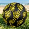 Borussia Dortmund Print Size 5 Soccer Ball, PU Wear Resistant Football for Match Training and Daily Practice, Birthday Gift for Soccer Fans