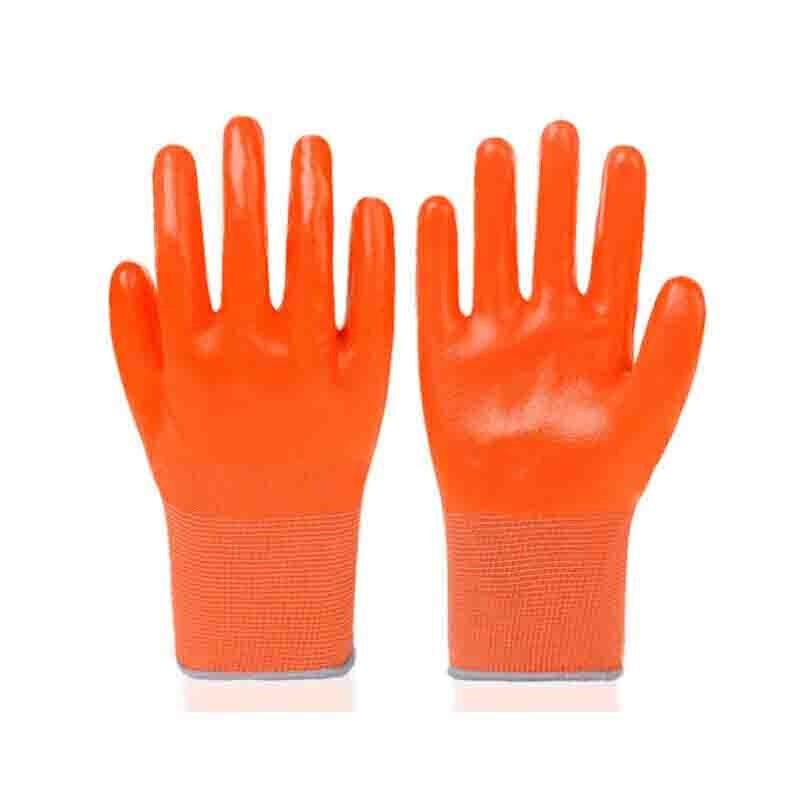 

Промышленные водонепроницаемые рабочие перчатки с полным обливом (12 пар)