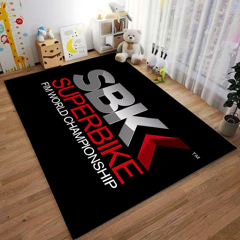 Superbike FIM Logo Carpet suitable as a non-slip mat for the living room or bedroom sofa