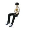 The Summer Hikaru Died Anime Hikaru and Tsujinaka Yoshiki Action Figures Model Figurine Hikaru Ga Shinda Natsu Playthings Anime Figures