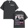 Rapper Morad Mdlr Graphic T Shirt Unisex Unisex Fashion Hip Hop Vintage Tshirt Cotton Oversized Short Sleeve Tshirts Streetwear