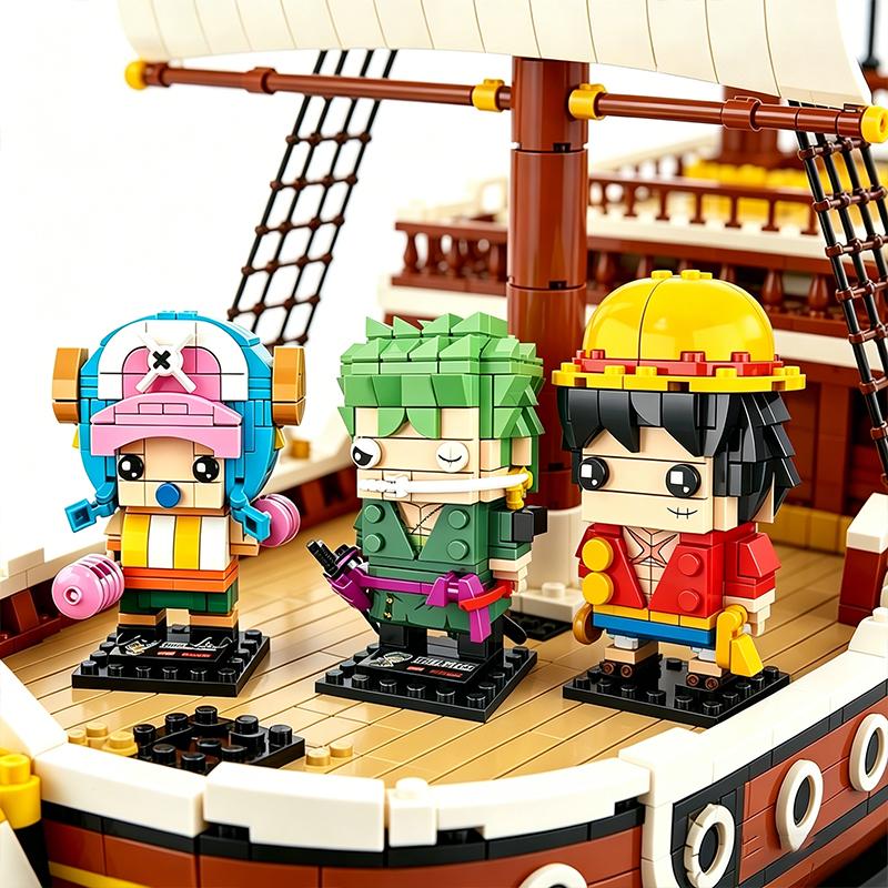 s Luffy Boa Hancock Chopper Zoro Building Blocks Character Set DIY Craft Toys For Children Adults Gifts Bricks
