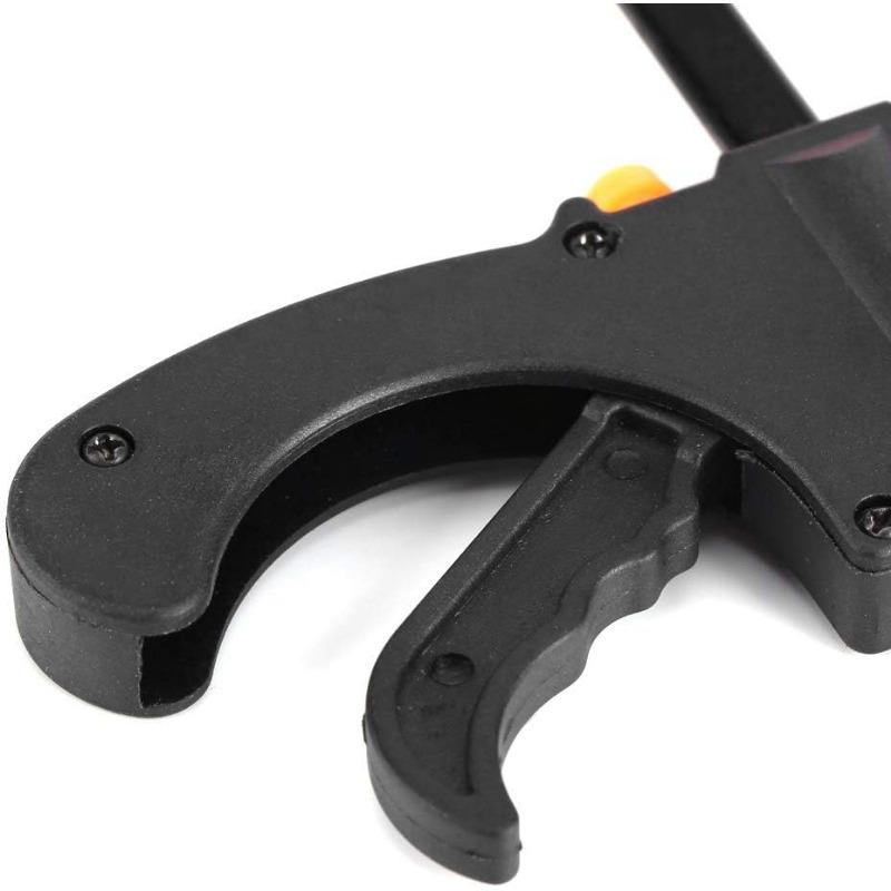 1pcs Plastic Woodworking Clip Bar F Clamp Grip Quick Ratchet Release Squeeze DIY Hand Gadget Tool