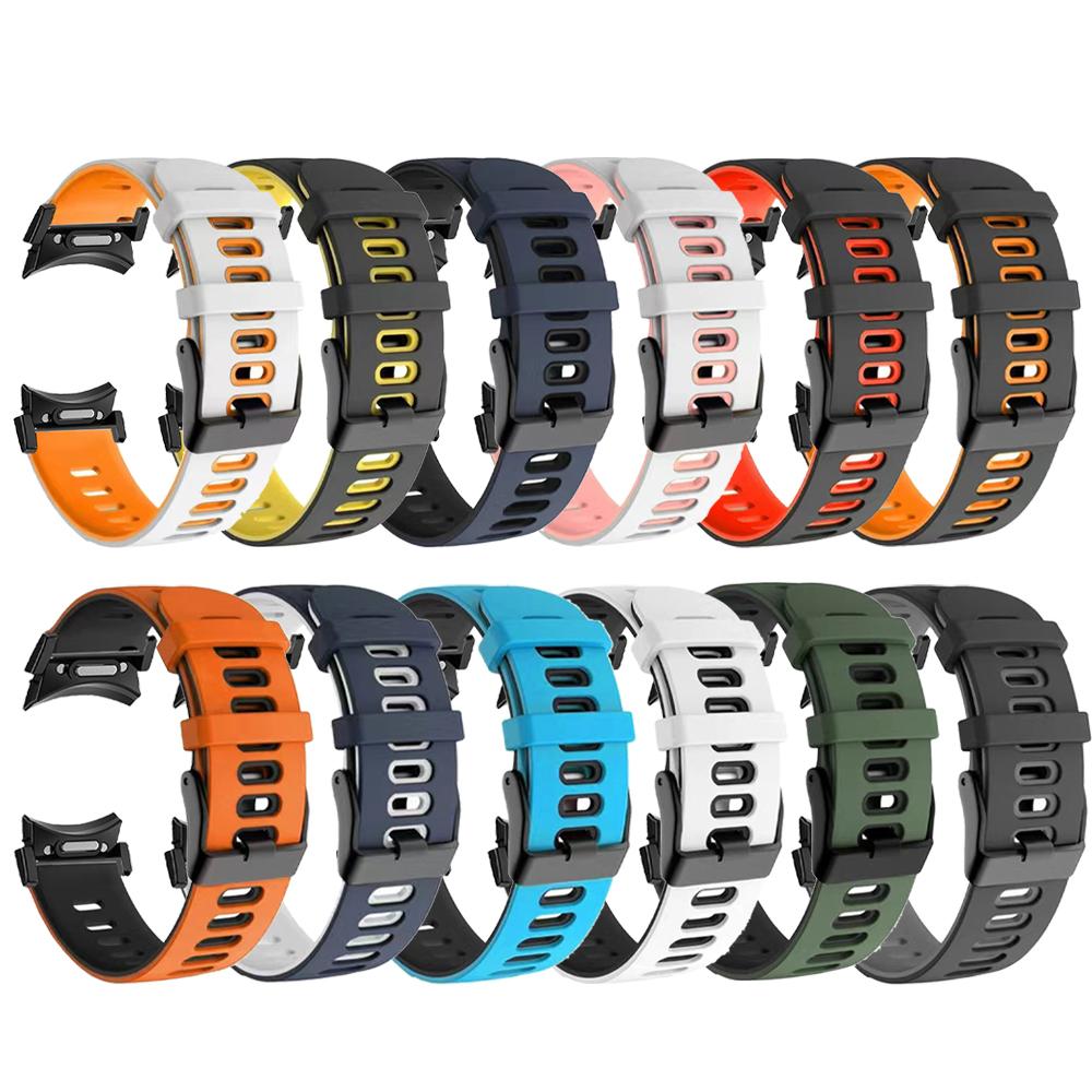 Quick Fit Silicone Strap Correa for Samsung Galaxy Watch 4/6 Classic 47mm 43mm 4/5/6 40mm 44mm No Gaps Bracelet Watch Band