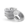 100pcs Disposable Aluminum Foil Egg Tart Pan Mini Pot Bake Plate Tart Pie Tin Pan Q5V8