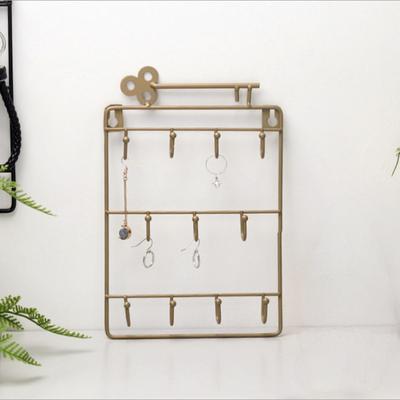 1Pcs Modern Style Iron Wall Mounted Key Hook Clip Storage Rack Practical Multifunctional Bracket