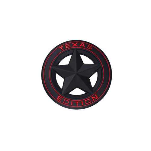 3D Car TEXAS EDITION Pentagram Emblem Decoration Metal Sticker For Jeep Ranegade Patriot Wrangler YJ JK Grand Cherokee Compass uy1