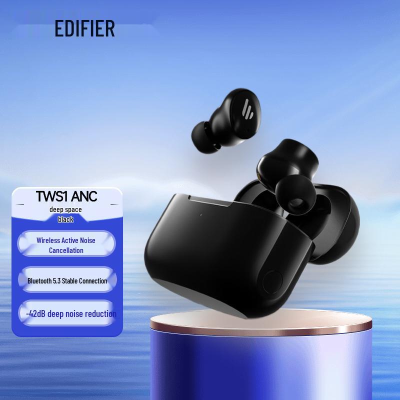 EDIFIER TWS1 ANC True Wireless Active Noise Cancelling Earbuds