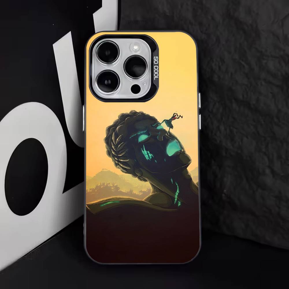 Game G-God of W-War Phone Case For iPhone 17,16,15,14,13,12,11,Pro,Max,Plus,E,Air,Mini Black Tpu Cover