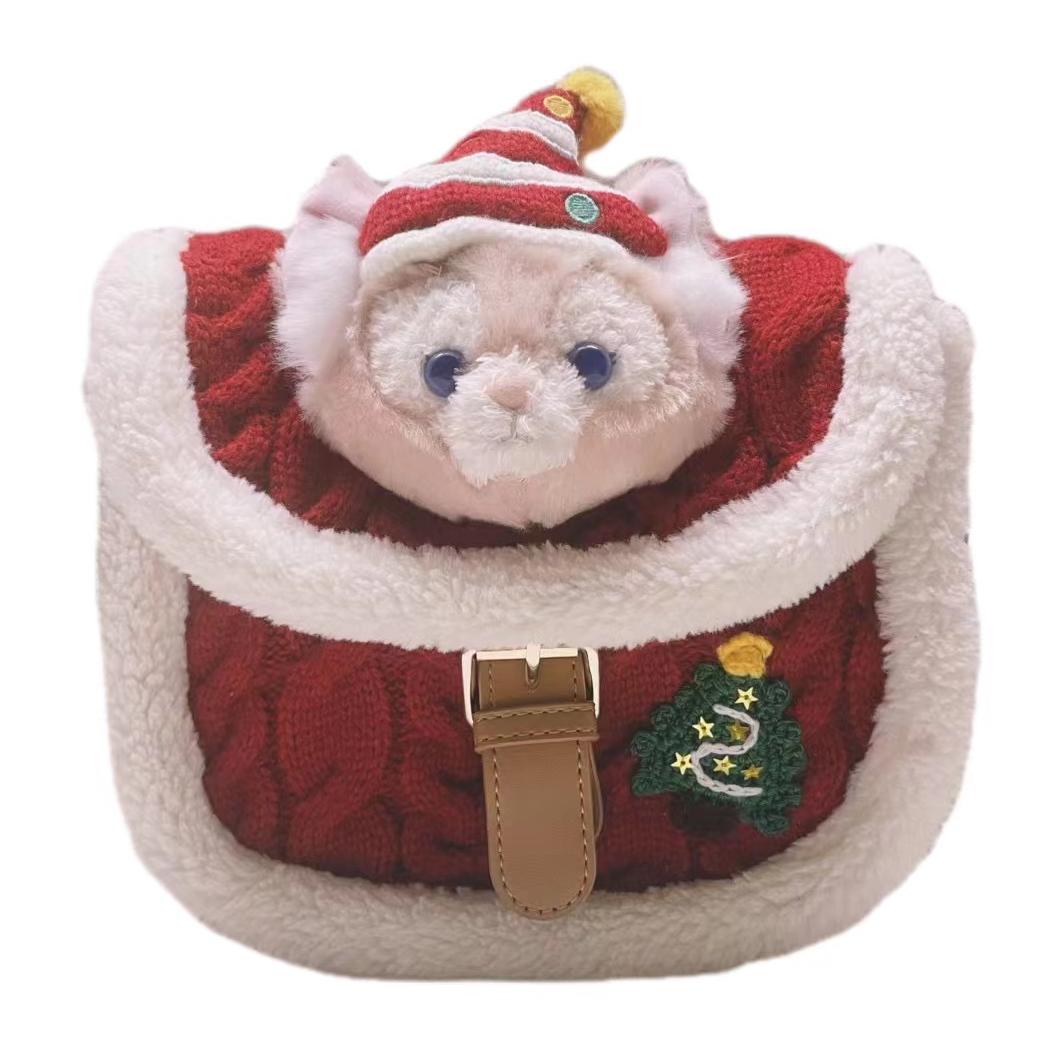 

New Disney Warm Winter Polyacrylic Shoulder Bag Crossbody Bag Regular Unisex Red & Pink 400060342216 22.1*8.1*19.1CM