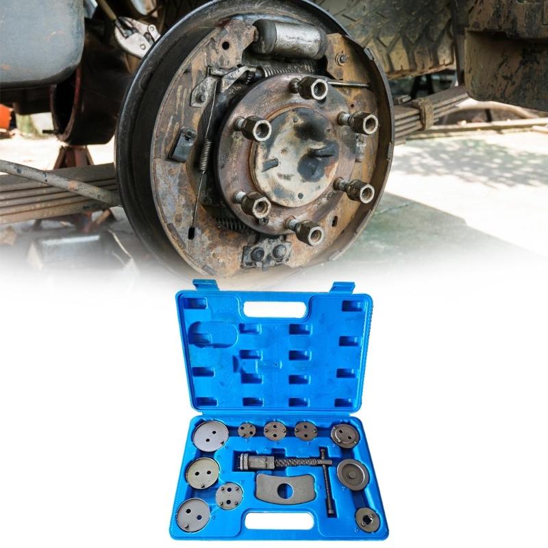 12pcs/13pcs Heavy Duty Brake Caliper Compressor Tool Set Compressor Rewind Tool for Most Vehicle Car Disc Brake Caliper