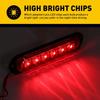 4X 6LED Red Side Marker Lights Light Clearance Trailer RV Truck Waterproof