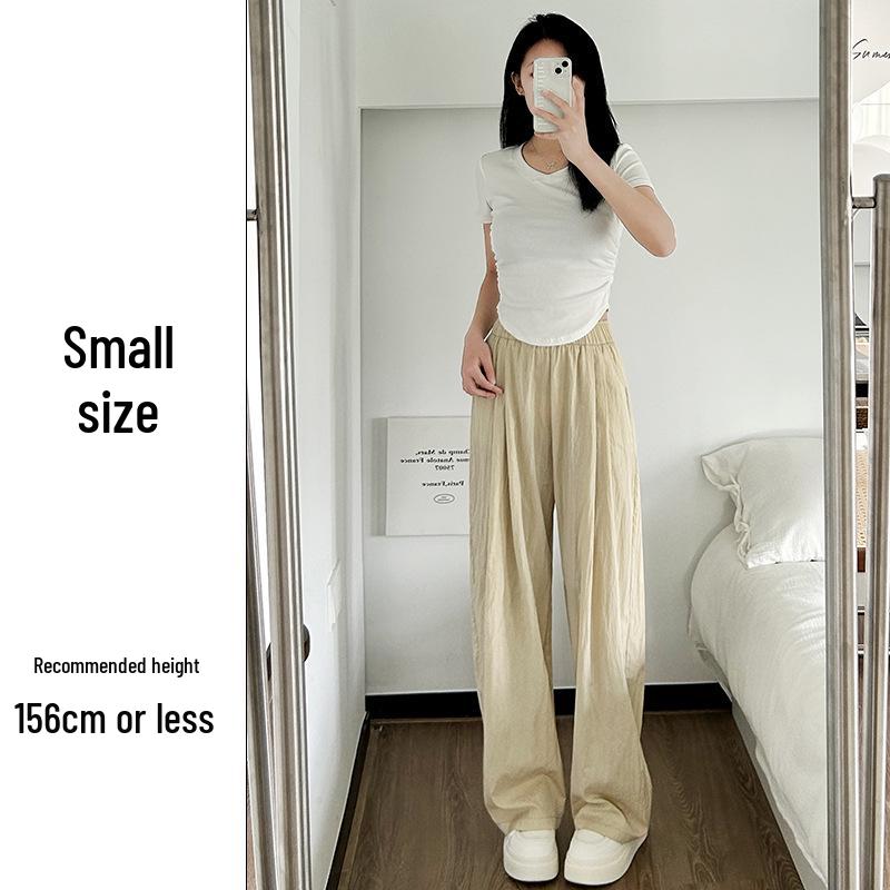 Drapey Wide Leg High Waist Summer Pants for Women - Slimming and Floor-Length, Yamamoto Style 2025