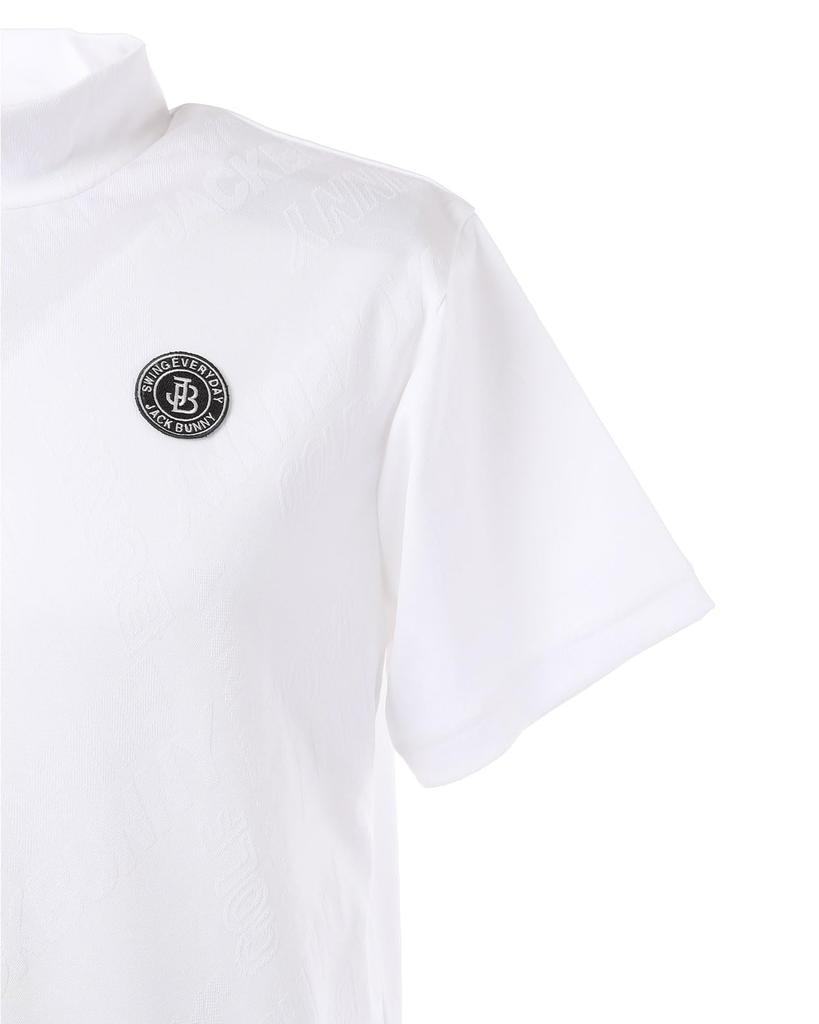 Kurzarm Mock Neck Shirt Golf Unterwäsche 6 [Jack Bunny] Herren (Logo-Jacquard) / / 262-5167113 030_Weiß [LL]