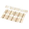 10Pcs Antique Bronze/gold Cabinet Door Butt Hinges with Screw 4 Holes Jewelry Boxes Decorative Hinges Home Hardware  30x18mm
