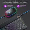 Colorful Bluetooth Magic Keyboard & Mouse Set for Mobile & Tablet