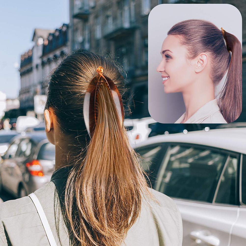 2 4Pcs Bananas Clips Fish Shaped Clips Claws Hair Combs Retro Hair Accessories