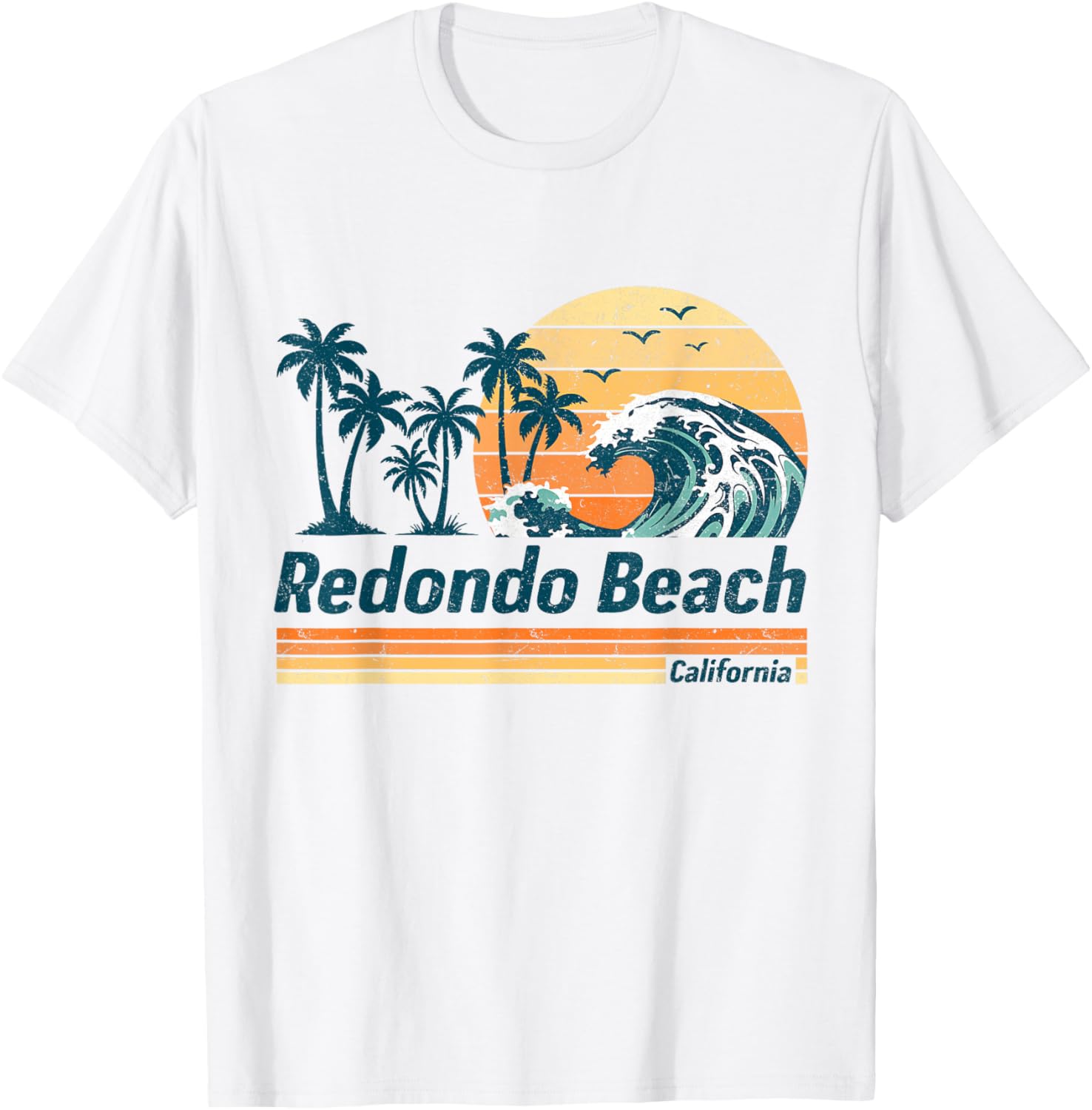 Redondo Beach Group Matching Family Vacation Summer T-Shirt S