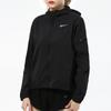 Nike Solid Color Logo Hooded Sun-Protective Jacket Women Outerwear Black DH1991-010